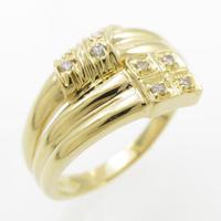 K18YG ダイヤモンドリング20％引き