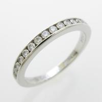 ティファニー ハーフサークル チャネルセッティング リング