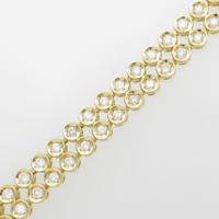 K18YG ダイヤモンドブレスレット10％引き