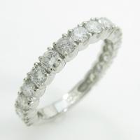 PT ハーフエタニティ ダイヤモンドリング