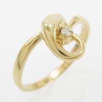 K18YG ダイヤモンドリング