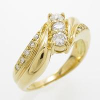 K18YG ダイヤモンドリング20％引き