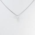 【リメイク】プラチナダイヤモンドネックレス 0．345ct・F・SI1・GOOD