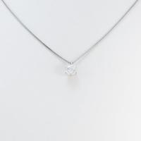 【リメイク】プラチナダイヤモンドネックレス 0．345ct・F・SI1・GOOD