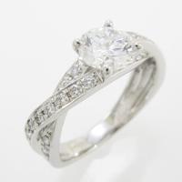 【リメイク】プラチナダイヤモンドリング 1．011ct・D・VVS2・VERYGOOD30％引き