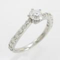 プラチナダイヤモンドリング 0．423ct・E・VS1・VERYGOOD
