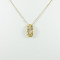 K24YG／K18YG ダイヤモンドネックレス