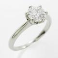 プラチナダイヤモンドリング 0．711ct・F・SI1・VERYGOOD