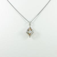 PT／K18PG ダイヤモンドネックレス20％引き