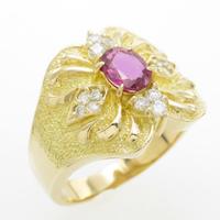 K18YG ルビーリング