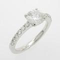 【リメイク】プラチナダイヤモンドリング 1．034ct・F・SI2・VERYGOOD20％引き
