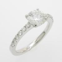 【リメイク】プラチナダイヤモンドリング 1．034ct・F・SI2・VERYGOOD20％引き
