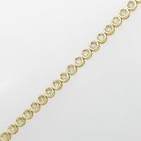 K18YG ダイヤモンドブレスレット