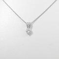 【リメイク】プラチナダイヤモンドネックレス 0．345ct・F・SI1・GOOD30％引き