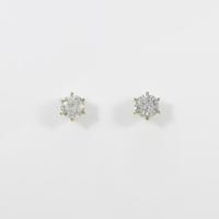 【リメイク】K18YG ダイヤモンドピアス 0．316ct・0．318ct・H・I1・GOOD30％引き