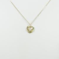 K18YG フラワー ダイヤモンドネックレス20％引き