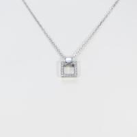 K18WG ダイヤモンドネックレス