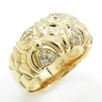 K18YG ダイヤモンドリング