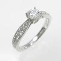 【リメイク】プラチナダイヤモンドリング 0．310ct・D・SI1・GOOD