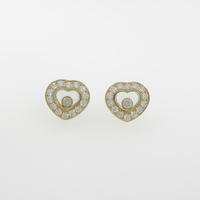 ショパール ハート ダイヤモンドピアス