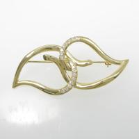 ティファニー ダイヤモンドブローチ