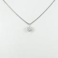 プラチナダイヤモンドネックレス 0．427ct・E・SI2・GOOD