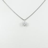 プラチナダイヤモンドネックレス 0．427ct・E・SI2・GOOD