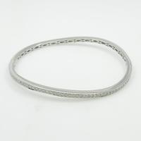 K18WG ダイヤモンドバングル