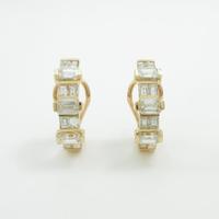 K18YG ダイヤモンドピアス