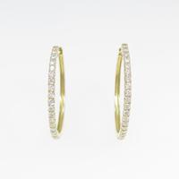 K18YG ダイヤモンドピアス