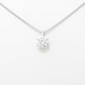 【リメイク】プラチナダイヤモンドネックレス 0．255ct・D・VS1・EXT・H＆C
