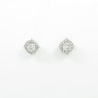 【リメイク】K18WG ダイヤモンドピアス