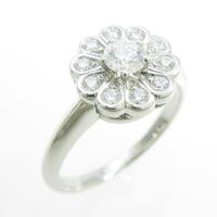 ティファニー フラワー ダイヤモンドリング