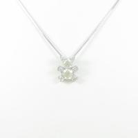 K18WG ベア ダイヤモンドネックレス