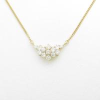 K18YG ダイヤモンドネックレス