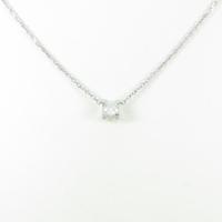 カルティエ Cセッティング ネックレス 0．23ct・G・VVS1・VERYGOOD10％引き