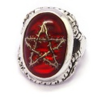 ALEX STREETER(アレックスストリーター) 　ANGEL HEART RING　THORN STAR　RED　エンジェルハートリング赤　ALR371TS