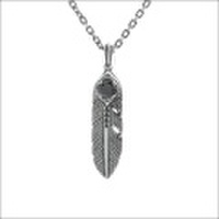 Artemis Classic(アルテミスクラシック)　イカロスフェザーペンダント(スモール：ブラック)　ACP0292