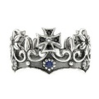 Artemis Classic(アルテミスクラシック)　フローラルクラウンリング/ブラック　ACR0190BK