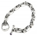 BWL(ビルウォールレザー)　U ジョイントブレスレットスモールウィズホールズ　U-joint Bracelet Small w/holes