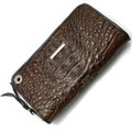 BWL(ビルウォールレザー)　W949 Zipper Alligator Brown ジッパーアリゲーター ブラウン