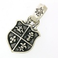 BWL(ビルウォールレザー)　ラージシールドw/チャームズペンダント　PN974