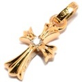 CHROME HEARTS(クロムハーツ)Baby Fat 22K/2 Diamonds ベビーファット22K　センターダイヤ