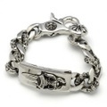 CHROME HEARTS(クロムハーツ)ID Dagger Fancy Chain Bracelet Cross Clip　chb54