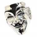 CRAZY PIG DESIGNS(クレイジーピッグ) VENDETTA MASK RING #1057 ヴェンデッタマスクリング