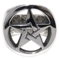 CRAZY PIG DESIGNS(クレイジーピッグ)　PENTAGRAM SIGNET RING #638