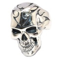 CRAZY PIG DESIGNS(クレイジーピッグ)　トライバルスカルリング　#724