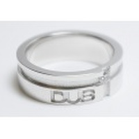 DUB collection(ダブコレクション)　mat line cross ring(men’s)　メンズリング【DUBj-158-2】