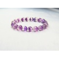 FA00991　【限定価格】　バイカラーパープルフローライトＡＡＡ　１０ｍｍ　ブレスレット