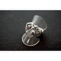 Fuck Around Lewisite(ファックアラウンドルイサイト) スモールコンフィデンスカードリング/合成ルビー FA-R-0044-GR　F.A.L